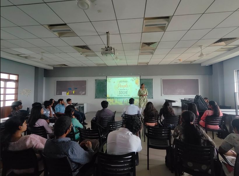 Ordinary people choosing to solve ordinary problems — college session