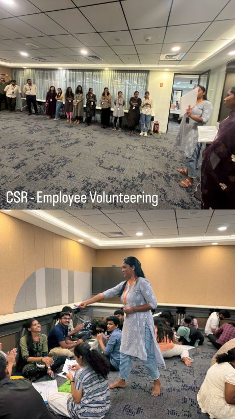 Employee Volunteering Activity at Corporate Office Campus
