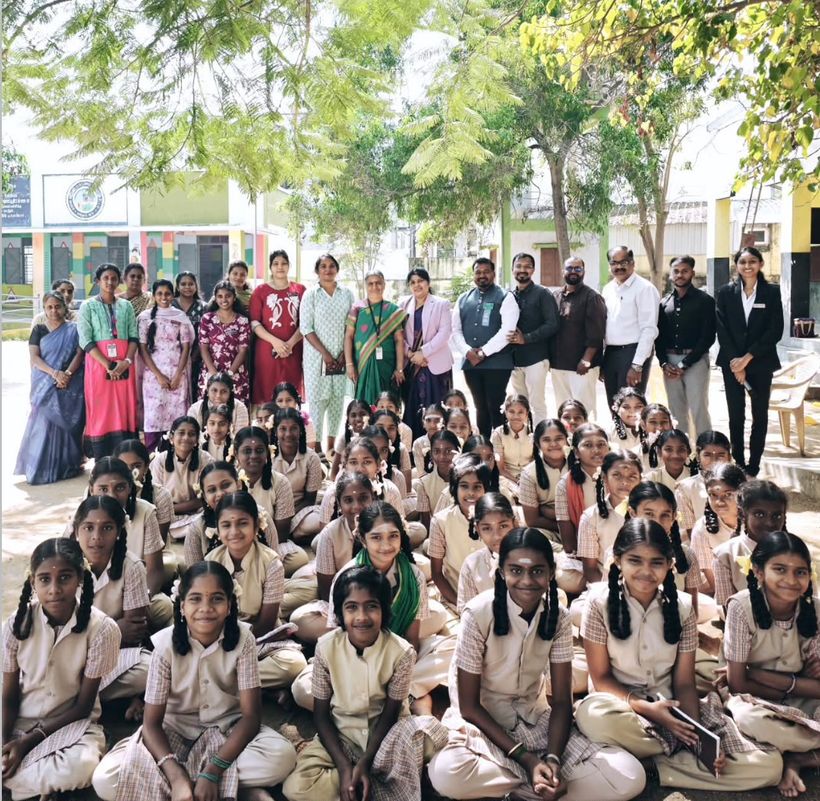 Girl child development programme at a government school