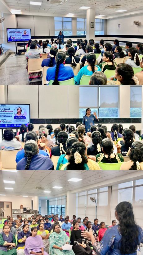 Awareness on Prevention of Sexual Harassment at Workplace Act in SPR ENF Innovations for 50 women employees